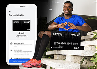 Carte virtuelle Visa APAYM